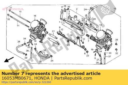Printemps 16053MB0671 Honda
