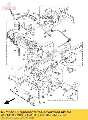 Throttle screw set 41V141030000 Yamaha