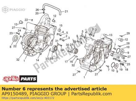 Check bearing plate AP9150489 Piaggio Group