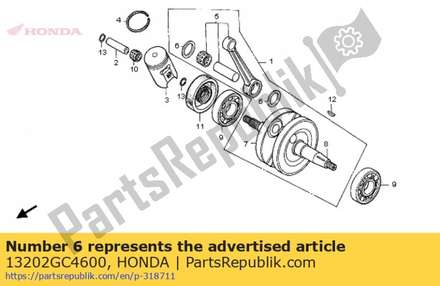 Plate, connecting rod side 13202GC4600 Honda