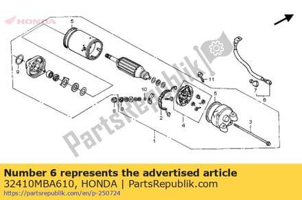 Cable, starter motor 32410MBA610 Honda