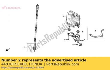 Cable assy., speedometer 44830KSC000 Honda