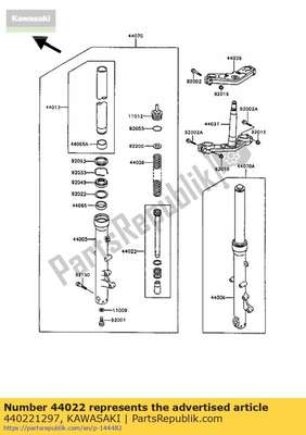 Cylinder-fork 440221297 Kawasaki