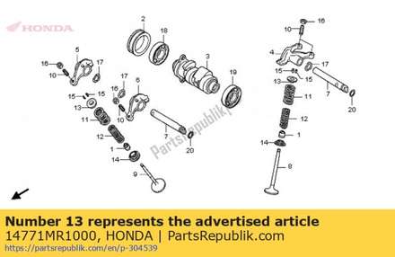 Retainer, valve spring 14771MR1000 Honda