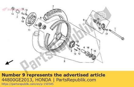 Box assy., speedometer gear (yamada) 44800GE2013 Honda