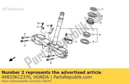 Guide, speedometer cable 44833KCZJ70 Honda