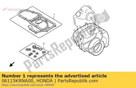 Gasket sheet kit b 06115KRNA00 Honda