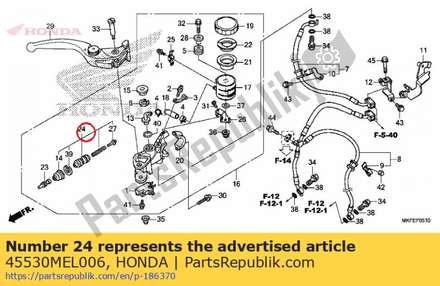 Cylinder set, master 45530MEL006 Honda
