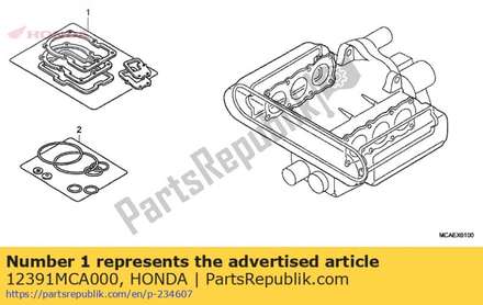 Gasket comp., r. cylinder 12391MCA000 Honda