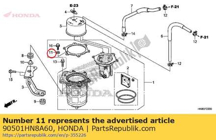 Washer, conical spring 90501HN8A60 Honda