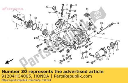 Oil seal, 20x28x5 (koyo) 91204HC4005 Honda