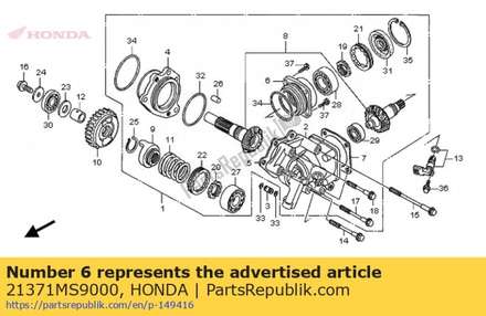 Holder, cross shaft bearing 21371MS9000 Honda