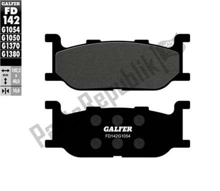 Semi-metallic brake pads FD142G1054 Galfer