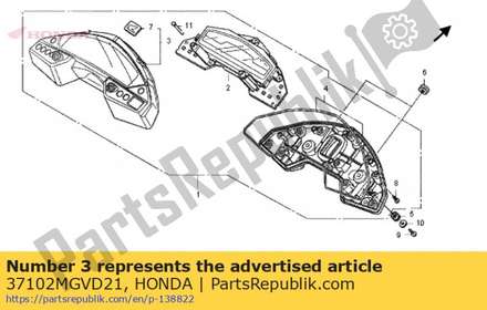 Case comp., upper (abs) 37102MGVD21 Honda