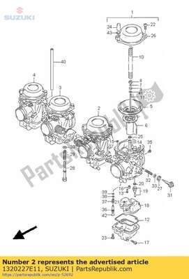 Carburetor,ml 1320227E11 Suzuki