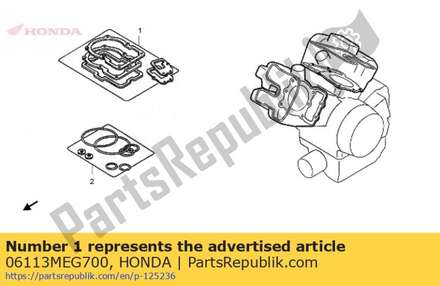 Gasket sheet kit a (component parts) 06113MEG700 Honda