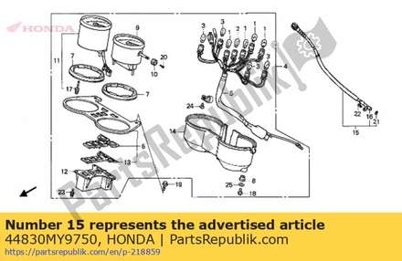Cable assy.,spdmt 44830MY9750 Honda