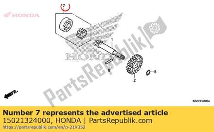 Rotor set, oil pump 15021324000 Honda