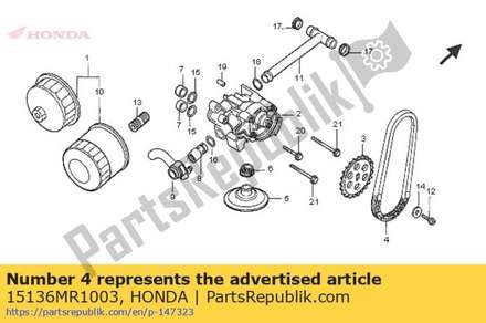Chain, oil pump drive (70 15136MR1003 Honda