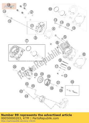 Piston kit gr.ii 65 sx 09-14 00050000203 KTM