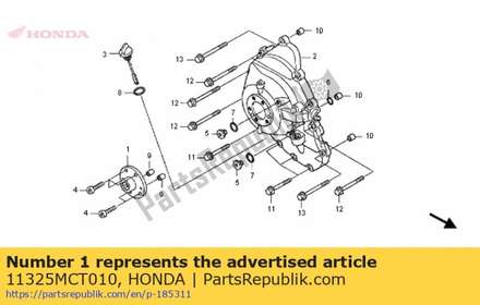 Pivot, r. swingarm 11325MCT010 Honda