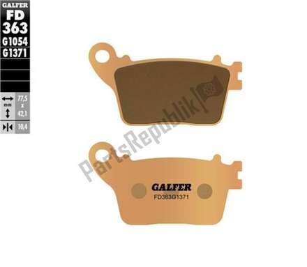 Hh sintered brake pads FD363G1371 Galfer