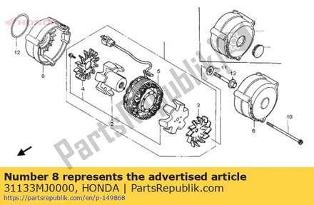 Case, a.c. generator 31133MJ0000 Honda