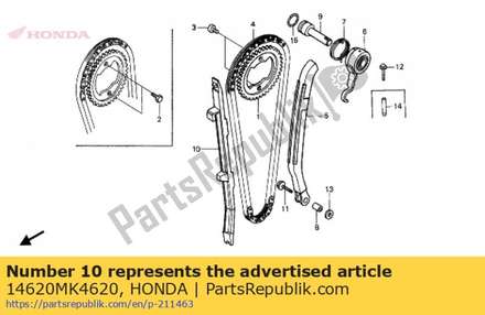 Guide, cam chain 14620MK4620 Honda