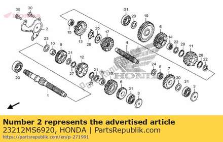 Plate, bearing setting 23212MS6920 Honda