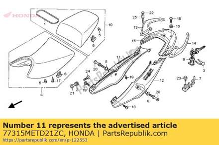 Set illust*type3* 77315METD21ZC Honda