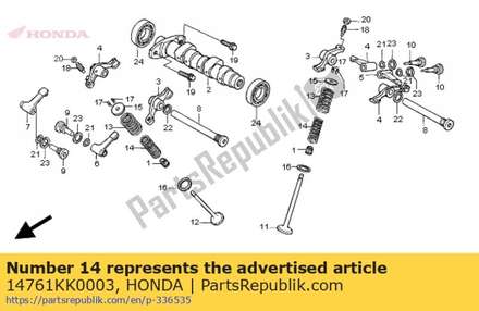 Spring, valve inner 14761KK0003 Honda