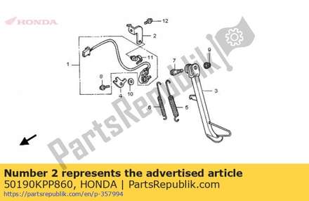 Stay, side stand switch cord 50190KPP860 Honda