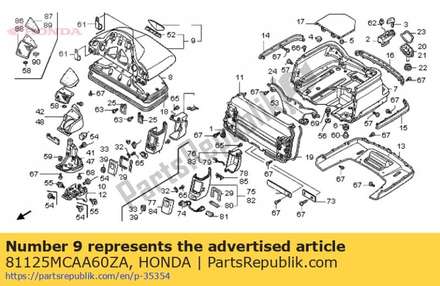 Set illust*type1* 81125MCAA60ZA Honda