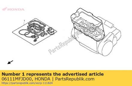 Gasket kit a (component parts) 06111MFJD00 Honda