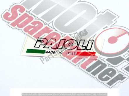 Sticker paioli 896527 Piaggio Group