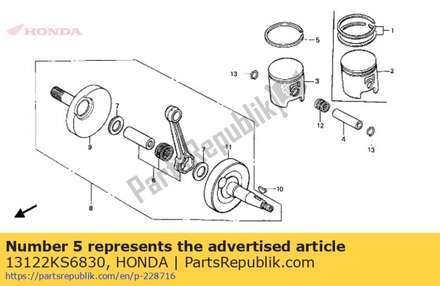 Ring piston (0,25) 13122KS6830 Honda