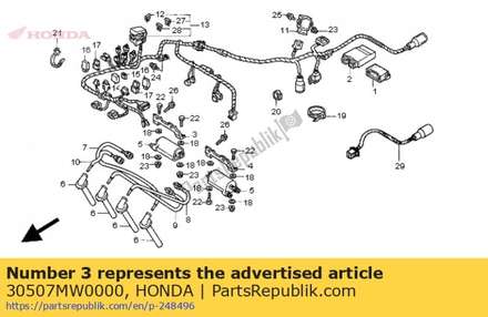 Stay, r. ignition coil 30507MW0000 Honda