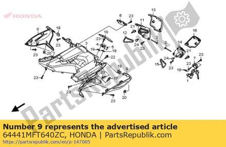 Cover, l. inner upper *nh 64441MFT640ZC Honda