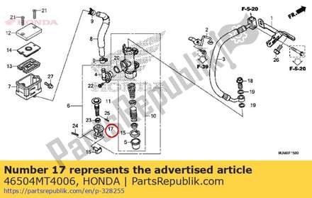 Joint, brake rod 46504MT4006 Honda