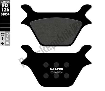 Semi-metallic brake pads FD126G1054 Galfer
