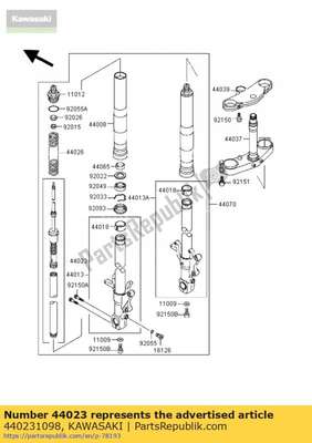 Cylinder-comp-fork 440231098 Kawasaki