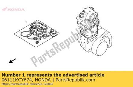 Gasket kit,a 06111KCY674 Honda