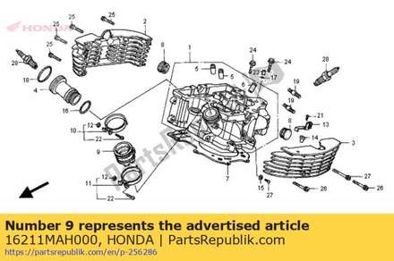 Insulator, carburetor 16211MAH000 Honda