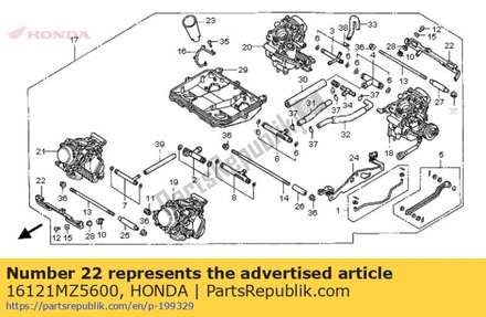 Hendel, starter 16121MZ5600 Honda