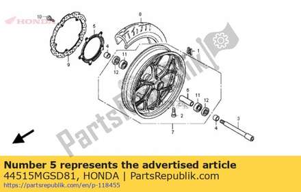 Ring, fr. pulser 44515MGSD81 Honda