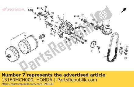 Guide comp., oil pump cha 15160MCH000 Honda