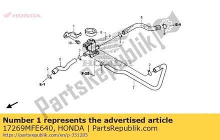 Stay, ex. air injection valve 17269MFE640 Honda