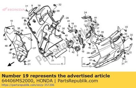 Wire,r.separate r 64406MS2000 Honda