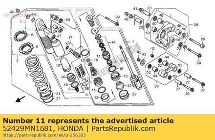 Case comp., rod guide 52429MN1681 Honda