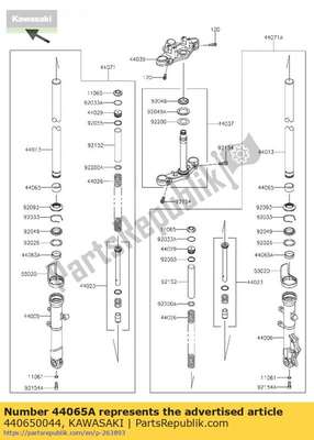 Bushing-front fork er250cdf 440650044 Kawasaki